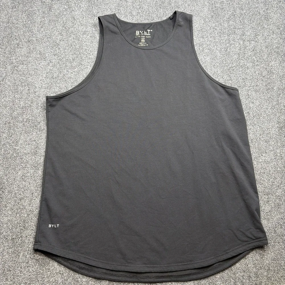 Bylt Tank Top Shirt Mens 3XL XXXL Premium Basics Gym Workout Sleeveless Training